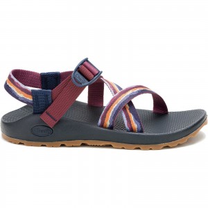 Burgundy Chaco Z/1 Classic Landscapes USA Wide Width Sandal | VDEYJX-605