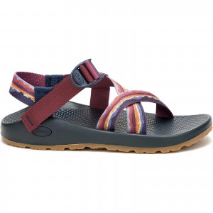 Burgundy Chaco Z/1 Classic Landscapes USA Sandal | ZVNQKA-547