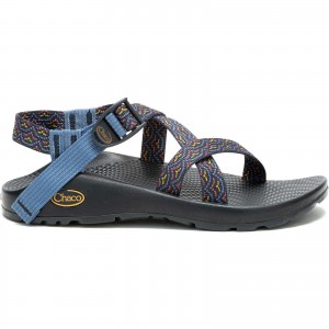 Navy Brown Chaco Z/1 Adjustable Strap Classic Wide Width Sandal | HDCVTW-560