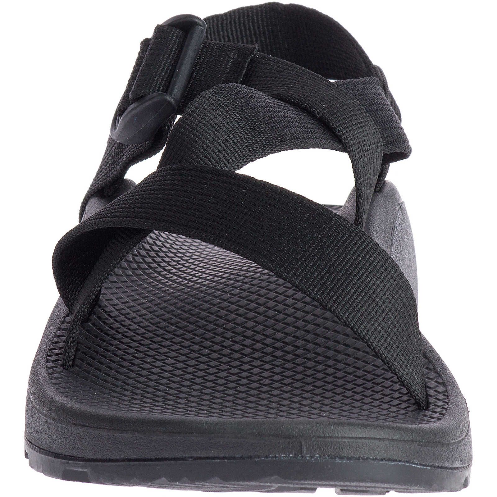 Black Chaco Z/Cloud Cushioned Wide Width Sandal | SFHKRU-740