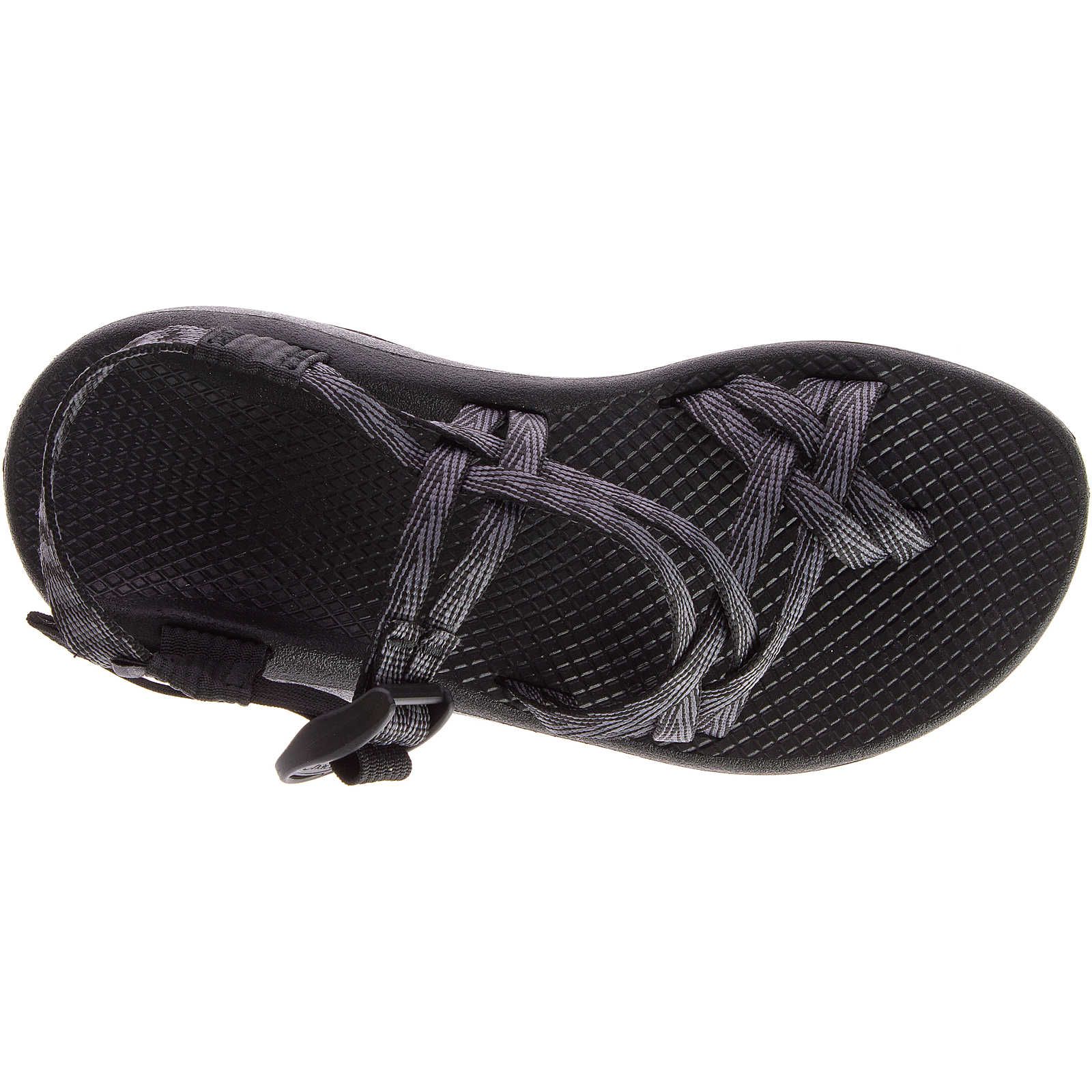 Black Chaco ZX/2 Cloud Dual-Strap Cushioned Wide Width Sandal | DLCXPF-468