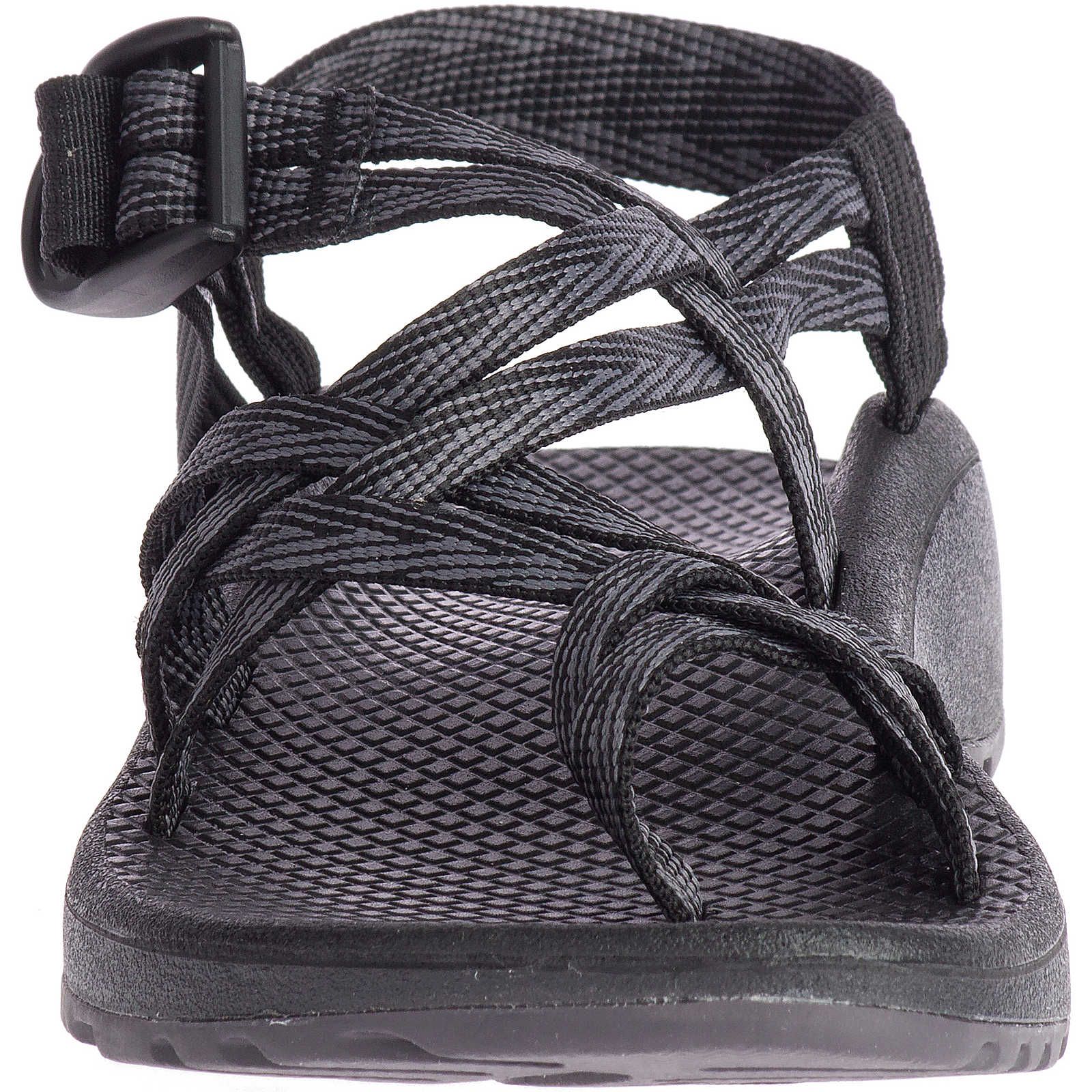 Black Chaco ZX/2 Cloud Dual-Strap Cushioned Wide Width Sandal | DLCXPF-468