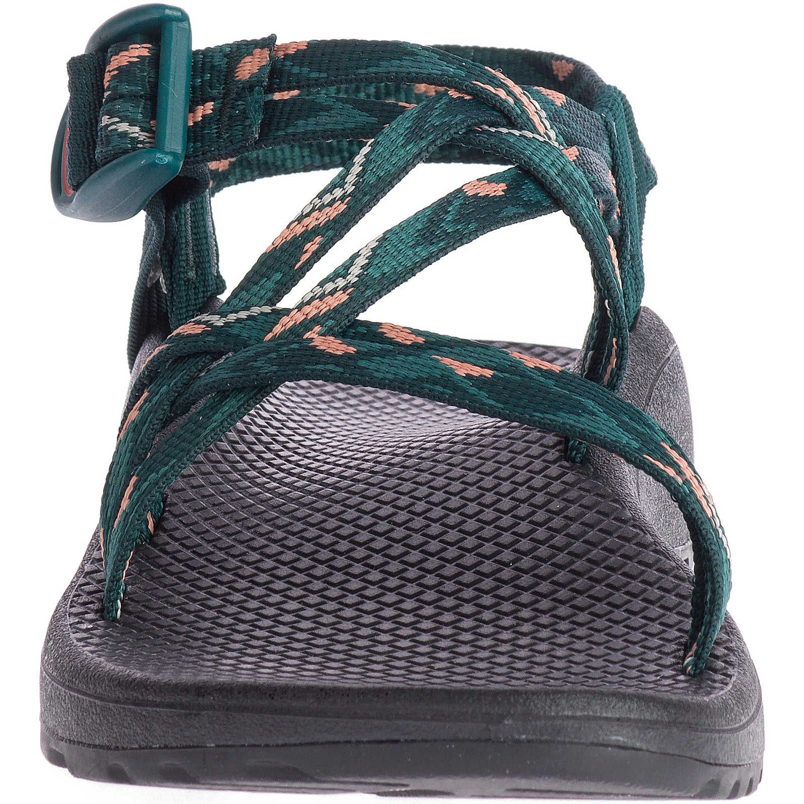 Deep Green Chaco ZX/1 Dual Strap Wide Width Cloud Sandal | PMRXUO-869