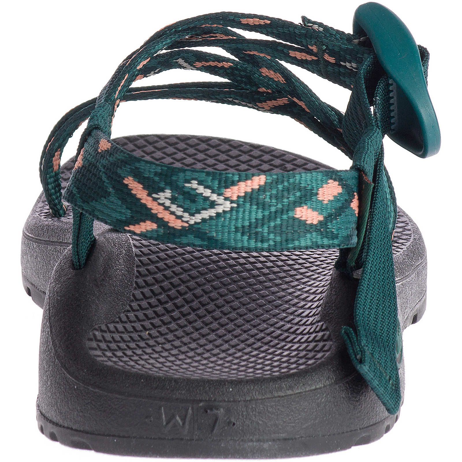 Deep Green Chaco ZX/1 Dual Strap Wide Width Cloud Sandal | PMRXUO-869