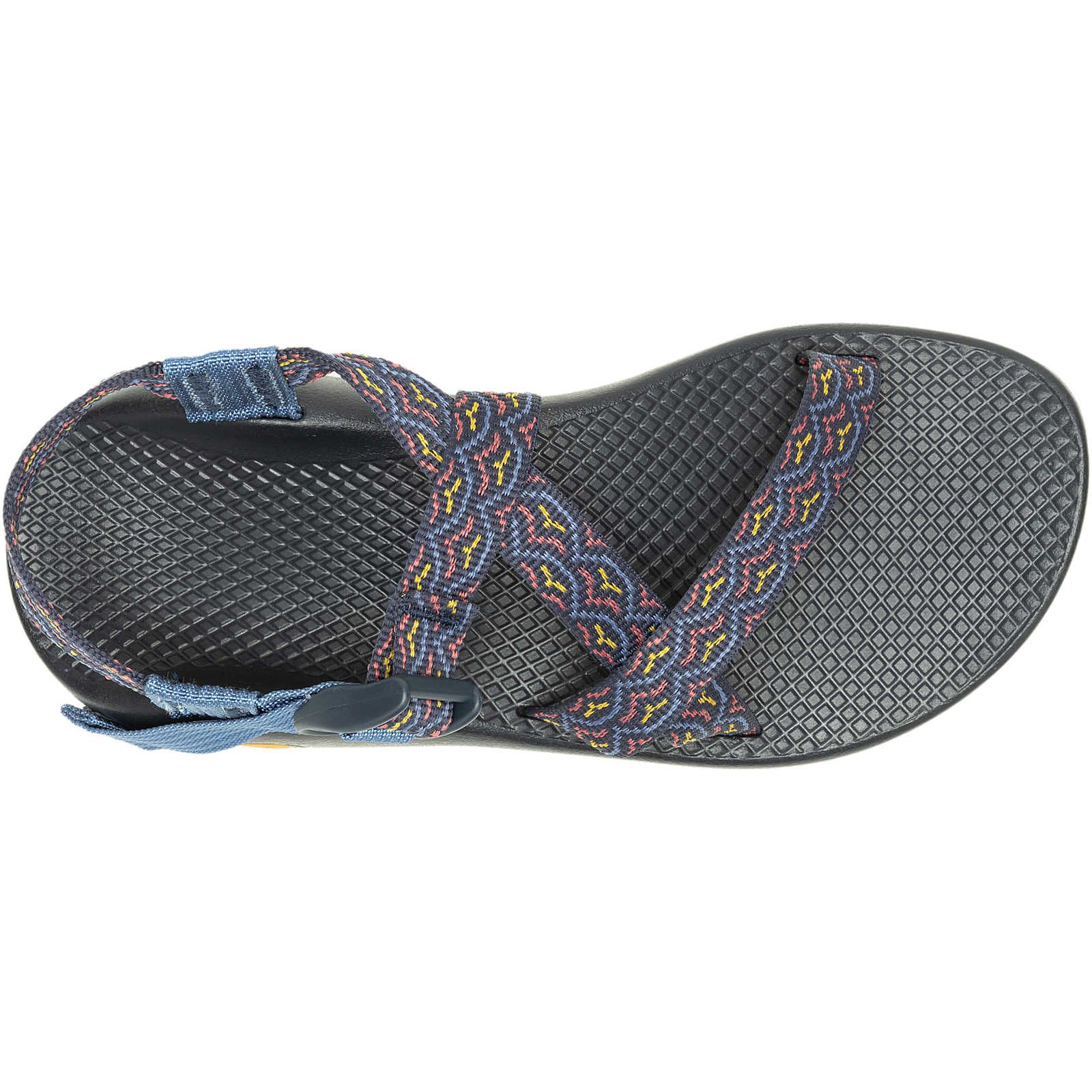 Navy Brown Chaco Z/1 Adjustable Strap Classic Wide Width Sandal | HDCVTW-560