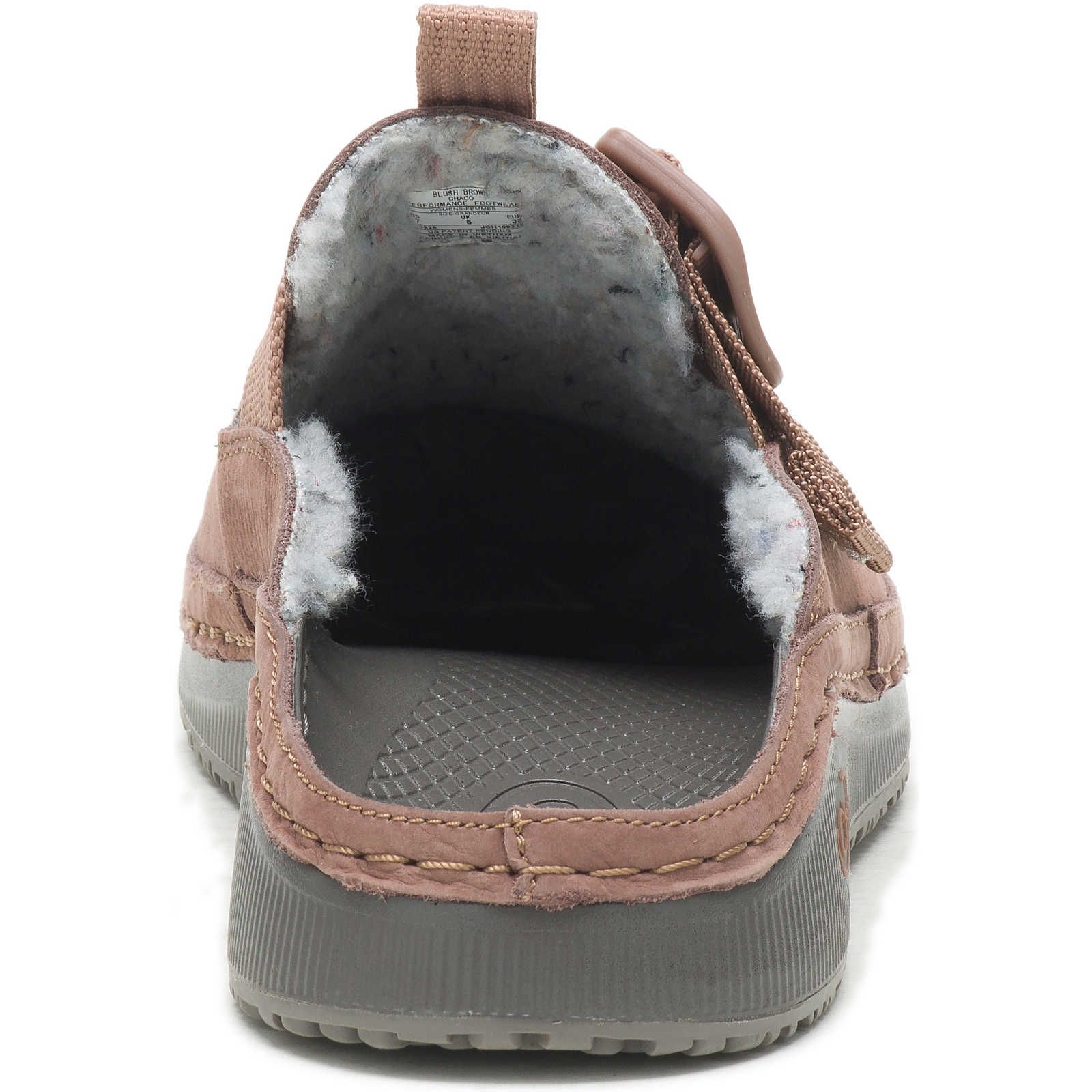 Pink Brown Chaco Paonia Clog Fluff | BCIMEJ-378