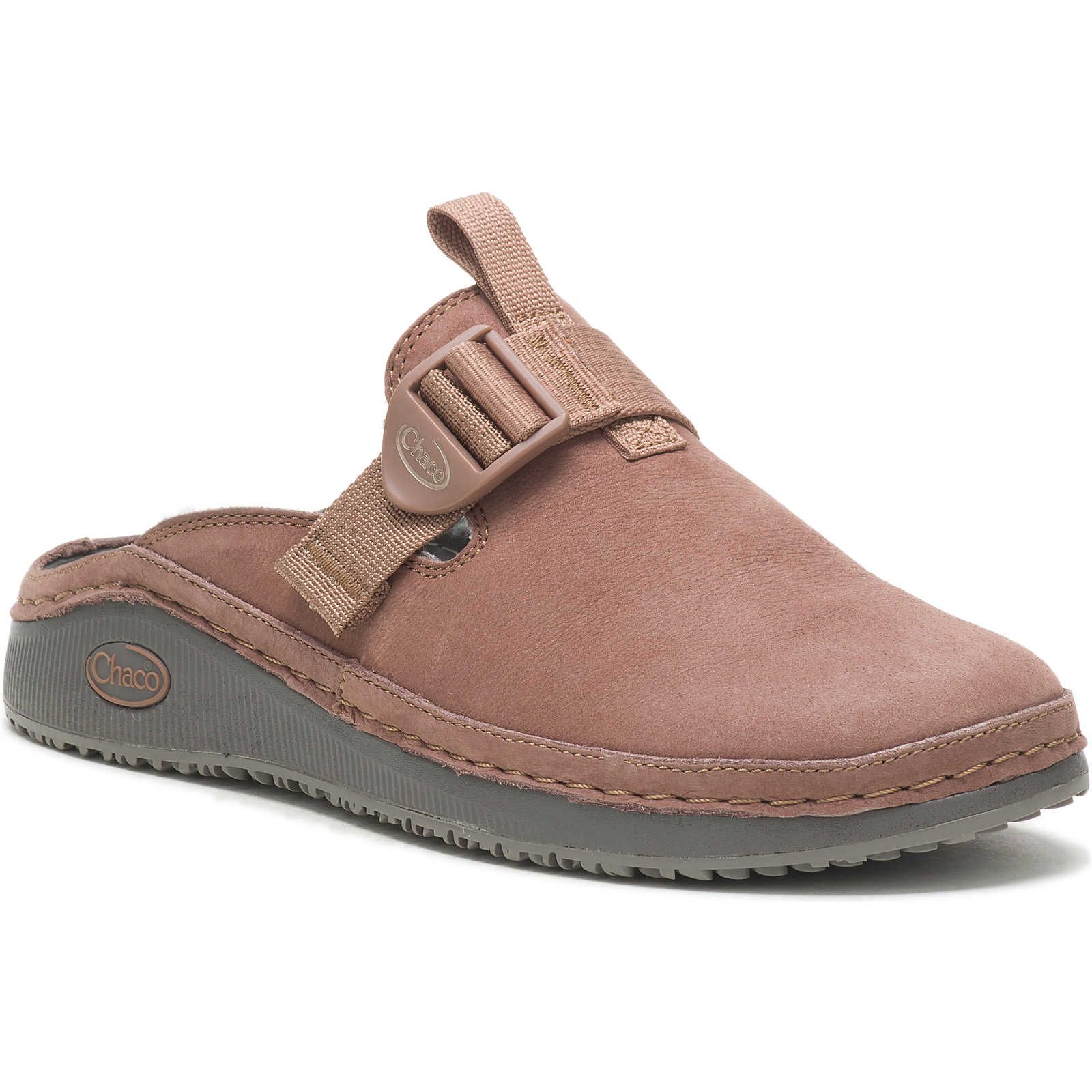 Pink Brown Chaco Paonia Clog Fluff | BCIMEJ-378